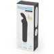 Заказать Черная вибропуля с ушками Rechargeable Rabbit Ears Bullet Vibrator