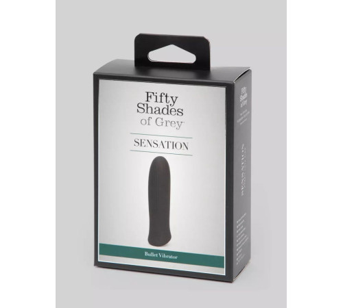 Черная вибропуля Sensation Rechargeable Bullet Vibrator