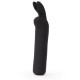 Заказать Черная вибропуля с ушками Rechargeable Rabbit Ears Bullet Vibrator