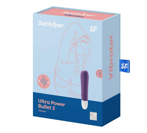 Фиолетовый мини-вибратор Ultra Power Bullet 2