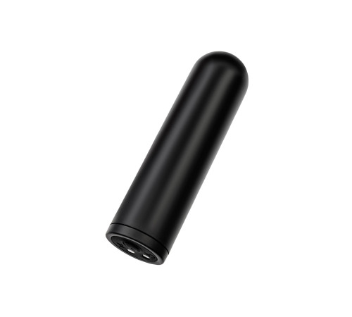 Черная перезаряжаемая вибропуля с пультом ДУ RealStick CALIBER Черная перезаряжаемая вибропуля с пультом ДУ RealStick CALIBER