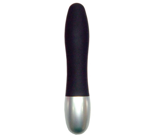 Черный миниатюрный вибратор DISCRETION - 8 см.