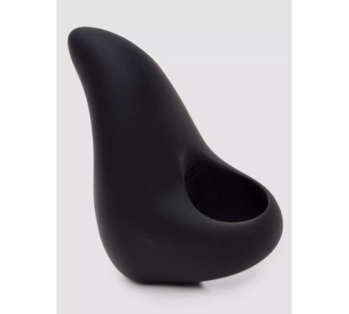 Черный вибратор на палец Sensation Rechargeable Finger Vibrator