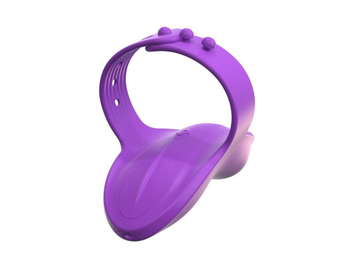 Заказать Фиолетовая вибронасадка на пальцы Finger Vibe