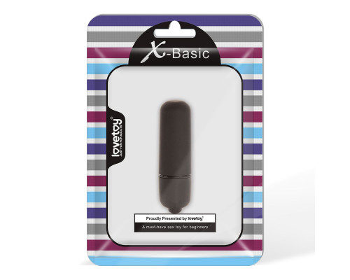 Заказать Черная вибропуля X-Basic Bullet Mini One Speed - 5,9 см.