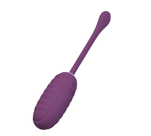 Фиолетовое виброяйцо Casper с управлением через приложение