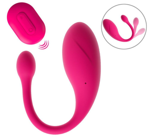 Розовое виброяйцо KORAL RC Love Ball