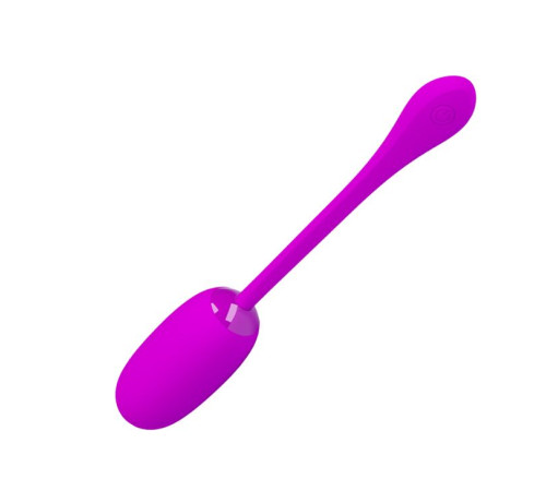 Лиловое перезаряжаемое виброяйцо Julius