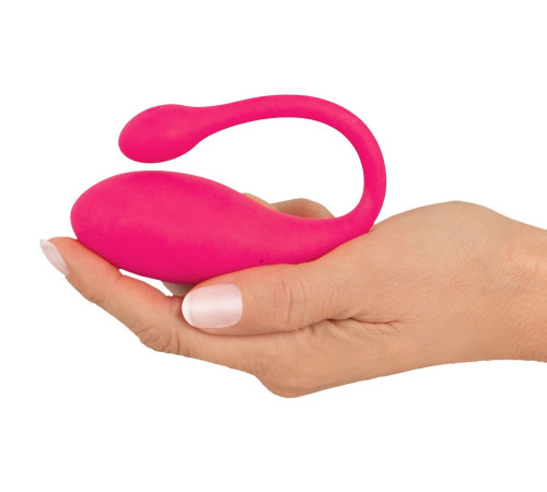 Розовое виброяйцо KORAL RC Love Ball