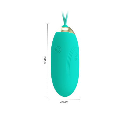 Зеленое виброяйцо Jenny с пультом ДУ