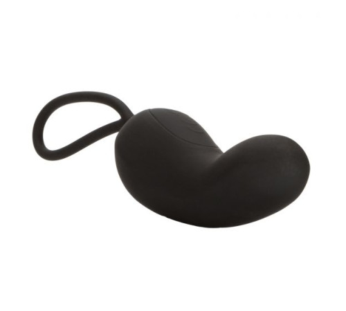 Черное виброяйцо с браслетом-пультом Wristband Remote Curve