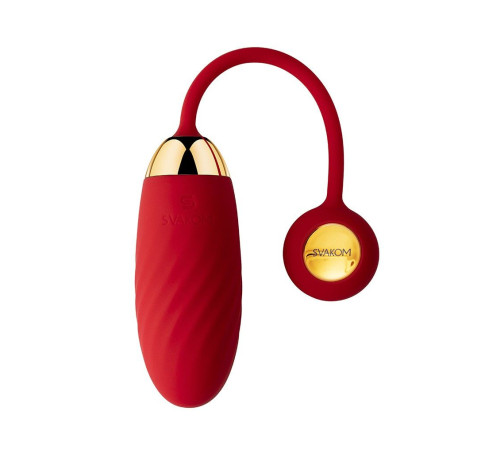 Красное интерактивное виброяйцо Ella Neo