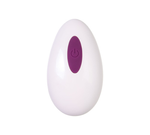 Фиолетовое силиконовое виброяйцо Purr