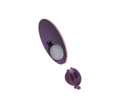 Фиолетовое виброяйцо с имитацией фрикций Bumpy