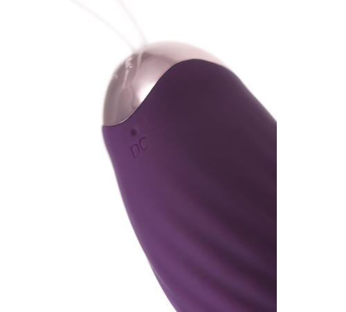Фиолетовое виброяйцо с имитацией фрикций Bumpy