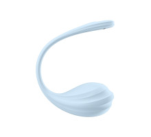 Голубое виброяйцо Smooth Petal