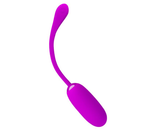 Лиловое перезаряжаемое виброяйцо Julius