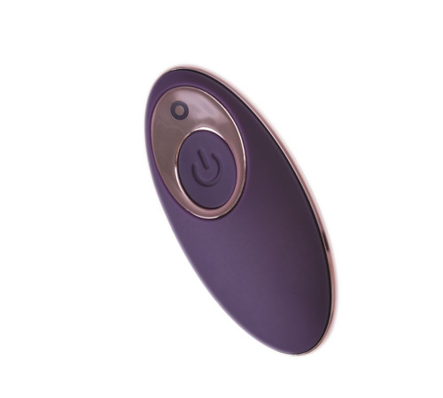 Фиолетовое виброяйцо с имитацией фрикций Bumpy