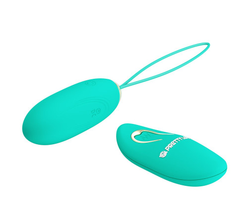 Зеленое виброяйцо Jenny с пультом ДУ