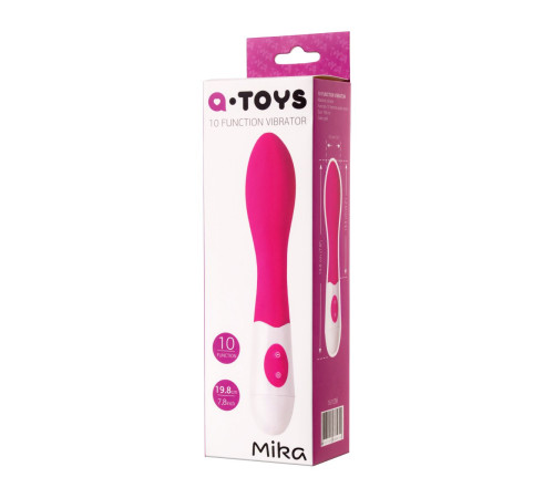Розовый вибратор A-Toys Mika - 19,8 см. Розовый вибратор A-Toys Mika - 19,8 см.