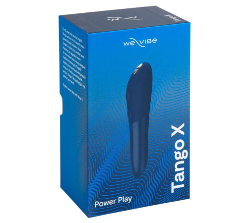 Синяя водонепроницаемая вибропуля We-Vibe Tango X