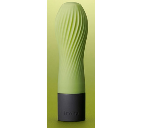 Салатовый рифленый мини-вибратор IROHA ZEN MATCHA - 12,7 см. Салатовый рифленый мини-вибратор IROHA ZEN MATCHA - 12,7 см.