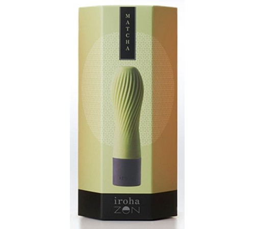 Салатовый рифленый мини-вибратор IROHA ZEN MATCHA - 12,7 см. Салатовый рифленый мини-вибратор IROHA ZEN MATCHA - 12,7 см.