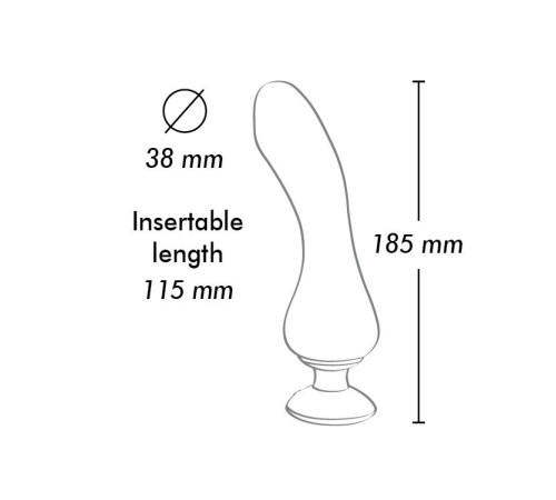 Фиолетовый вибростимулятор SANYA - 18,5 см.