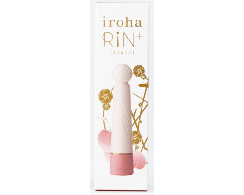 Заказать Нежно-розовый вибратор с шаровидной мягкой головкой IROHA Rin+ Sango - 16 см.