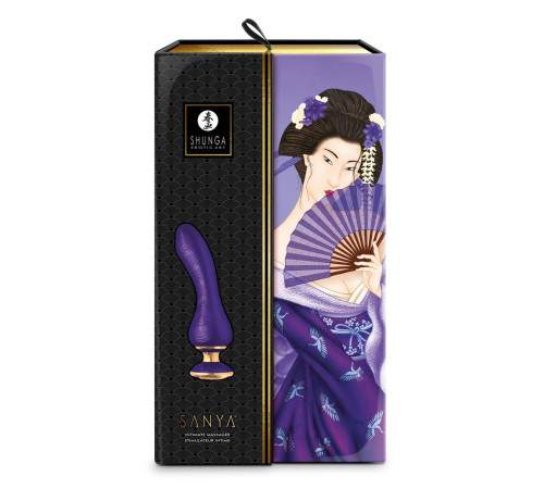 Фиолетовый вибростимулятор SANYA - 18,5 см.