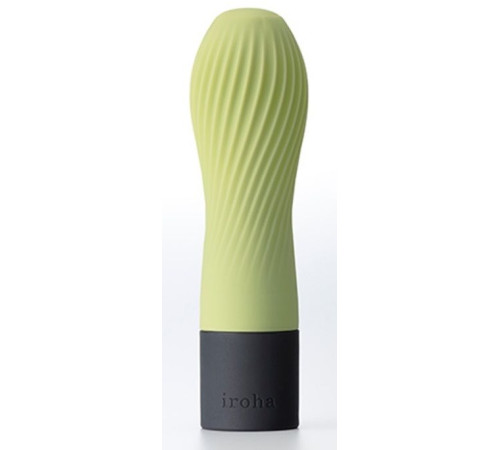 Салатовый рифленый мини-вибратор IROHA ZEN MATCHA - 12,7 см. Салатовый рифленый мини-вибратор IROHA ZEN MATCHA - 12,7 см.