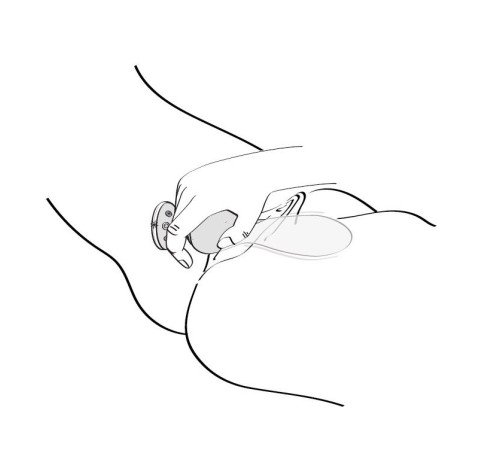 Фиолетовый вибростимулятор SANYA - 18,5 см.