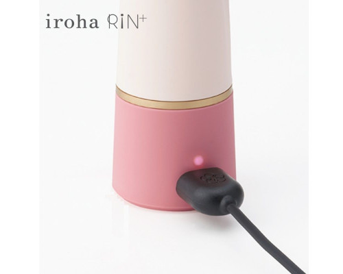 Заказать Нежно-розовый вибратор с шаровидной мягкой головкой IROHA Rin+ Sango - 16 см.