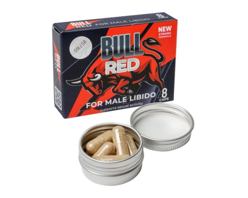 Заказать Пищевой концентрат для мужчин BULL RED - 8 капсул