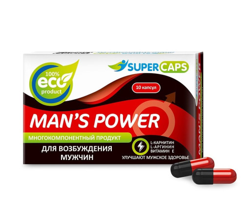 Возбуждающее средство Man’s power - 10 капсул (+1 в подарок) Возбуждающее средство Man’s power - 10 капсул (+1 в подарок)