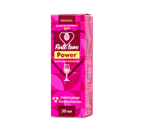 Женский возбудитель мгновенного действия Forte Love Power - 30 мл.