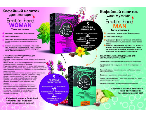 Заказать Кофейный напиток для женщин Erotic hard WOMAN - Твои желания - 100 гр. Заказать Кофейный напиток для женщин Erotic hard WOMAN - Твои желания - 100 гр.