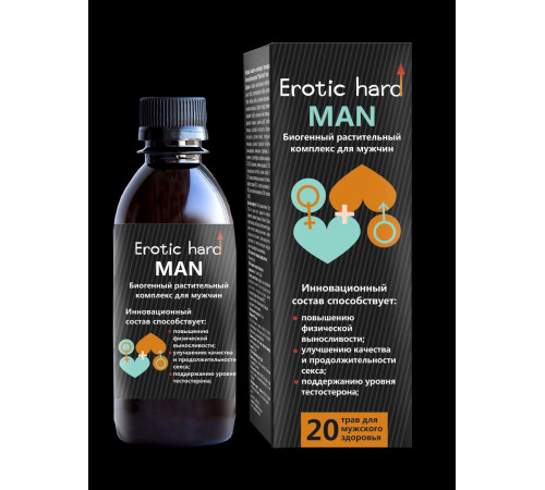 Мужской биогенный концентрат для усиления эрекции Erotic hard Man - 250 мл. Мужской биогенный концентрат для усиления эрекции Erotic hard Man - 250 мл.