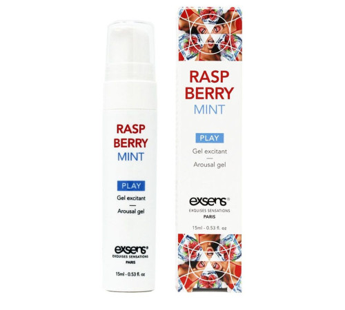 Возбуждающий гель Raspberry Mint с ароматом малины и мяты - 15 мл. Возбуждающий гель Raspberry Mint с ароматом малины и мяты - 15 мл.