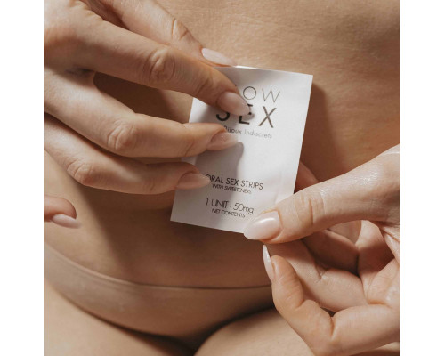 Заказать Полоски для орального секса Slow Sex Oral Sex Strips - 7 шт.