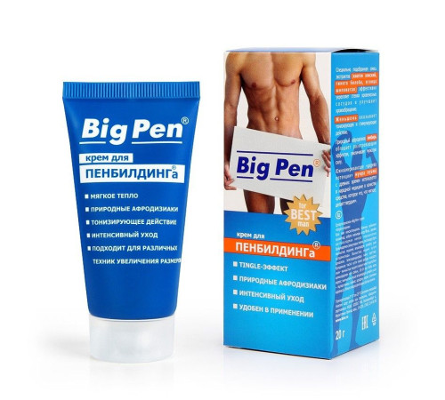 Крем Big Pen для увеличения полового члена - 25 гр. Крем Big Pen для увеличения полового члена - 25 гр.