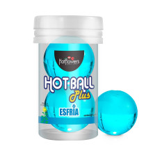 Лубрикант на масляной основе Hot Ball Plus с охлаждающим эффектом (2 шарика по 3 гр.)