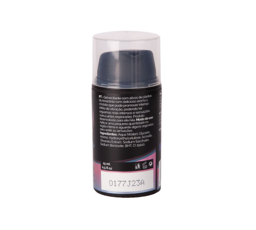 Жидкий интимный гель с эффектом вибрации Vibration! Bubble Gum - 15 мл.