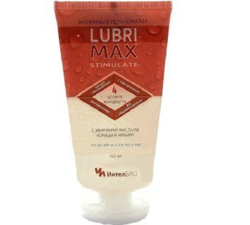 Возбуждающий интимный гель-смазка на водной основе Lubrimax Stimulate - 75 мл.