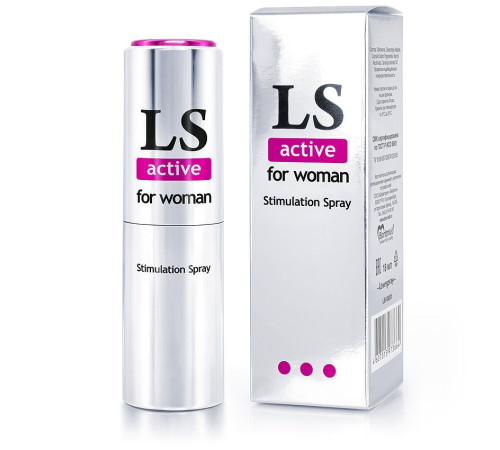 Спрей-стимулятор для женщин Lovespray Active Woman - 18 мл. Спрей-стимулятор для женщин Lovespray Active Woman - 18 мл.