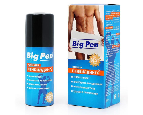 Заказать Крем Big Pen для увеличения полового члена - 20 гр. Заказать Крем Big Pen для увеличения полового члена - 20 гр.