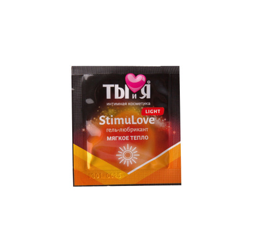 Разогревающий гель-лубрикант Stimulove Light в одноразовой упаковке - 4 гр.