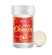 Интимный гель Chinesa Esfera с охлаждающе-пульсирующим эффектом (2 шарика по 3 гр.)