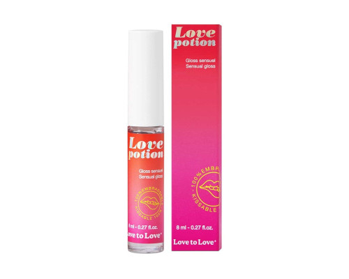 Заказать Возбуждающий блеск для губ Love Potion - 8 мл.