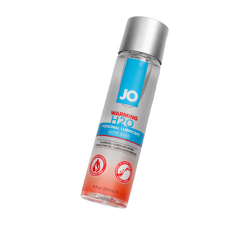 Возбуждающий лубрикант на водной основе JO Personal Lubricant H2O Warming - 120 мл.